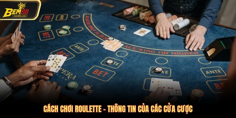 Cách chơi Roulette - Thông tin cửa cược cụ thể
