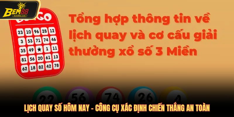 Lịch quay số hôm nay