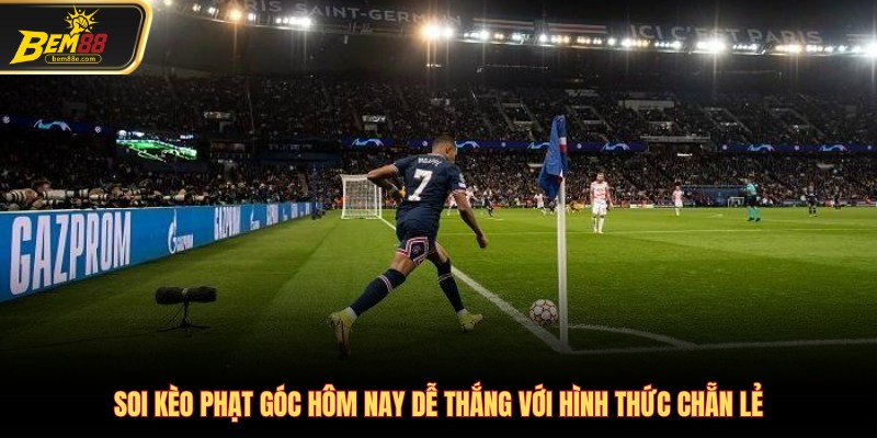 Soi kèo phạt góc hôm nay dễ thắng với hình thức chẵn lẻ